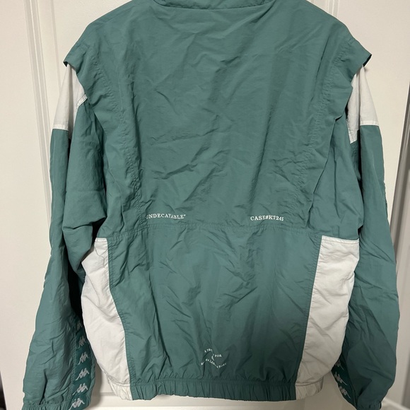 Kappa C2H4 Men's Turquoise Size Small Undecayable Track Jacket - Picture 1 of 2